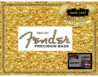 Fender Precision Bass Guitar Decal 22g